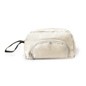 Beauty Case Multiuso Klara in Poliestere 600D | Accessorio Essenziale per il Benessere | beige