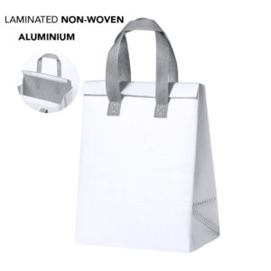 Borsa Termica Frida in TNT Laminato | Leggera, Colorata e Pratica per Ogni Occasione | bianco